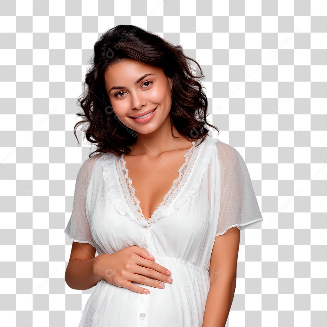 Mulher Grávida PNG Transparente