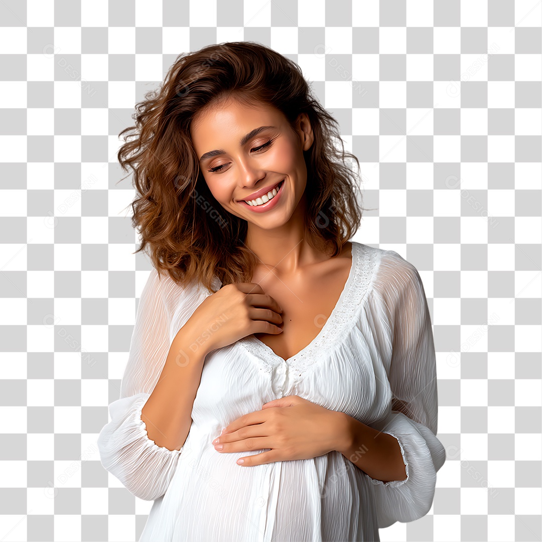 Mulher Grávida PNG Transparente