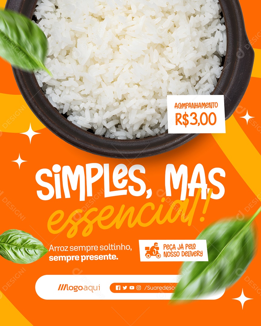 Feijoada Simples Mas Essencial Social Media PSD Editável