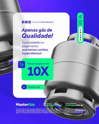 Distribuidora de Gás Social Media PSD Editável
