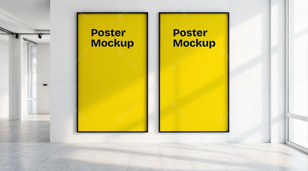 Mockup de Dois Quadros PSD