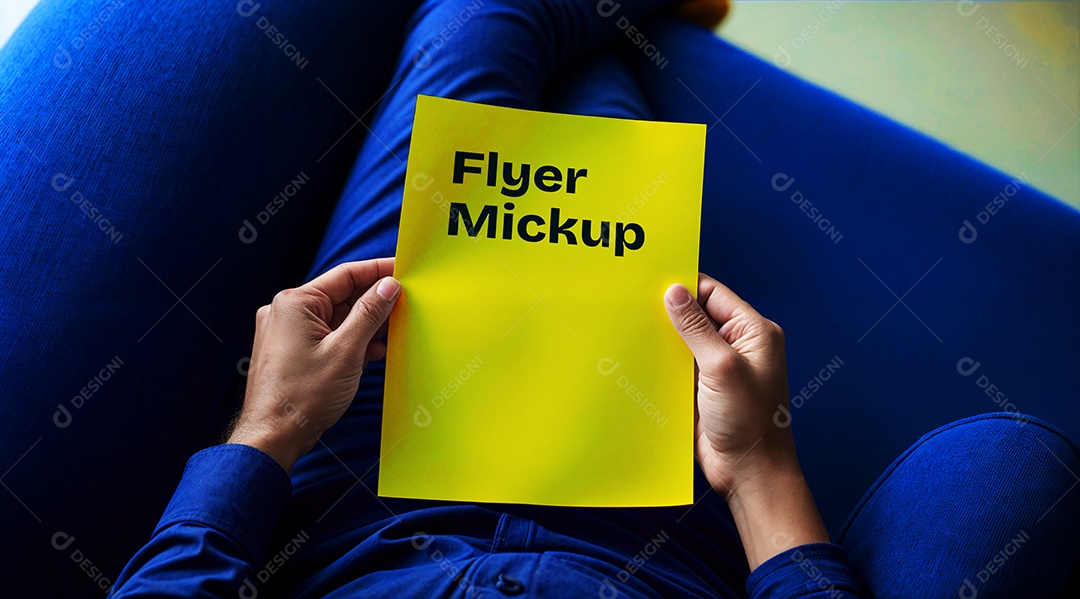 Mockup de Panfleto PSD Editável