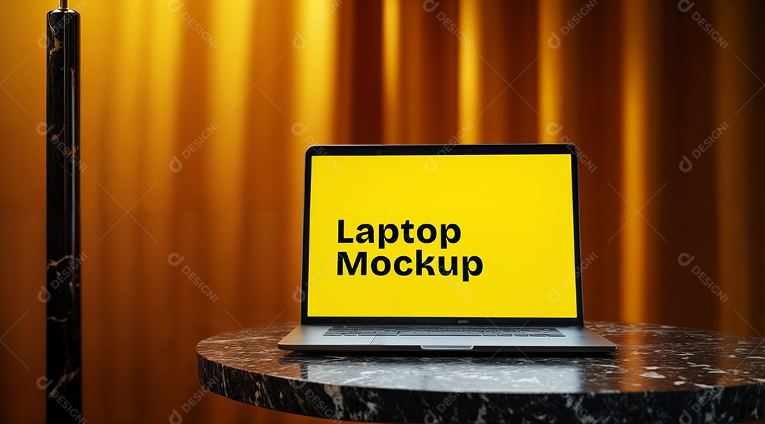 Computador Mockup PSD Editável