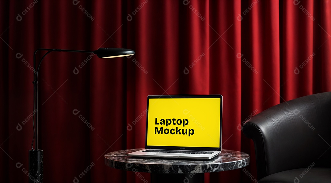 Computador Mockup PSD Editável