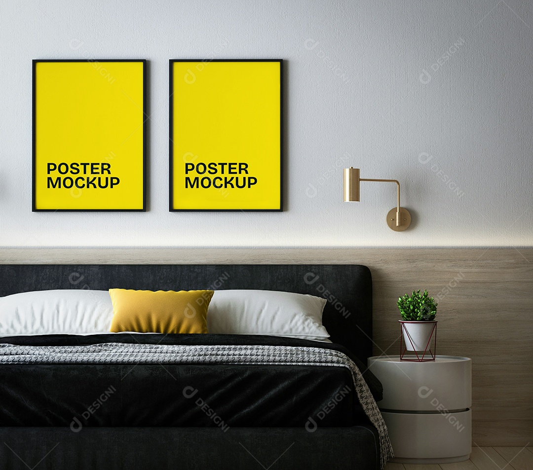 Mockup de Quadros Moldura PSD