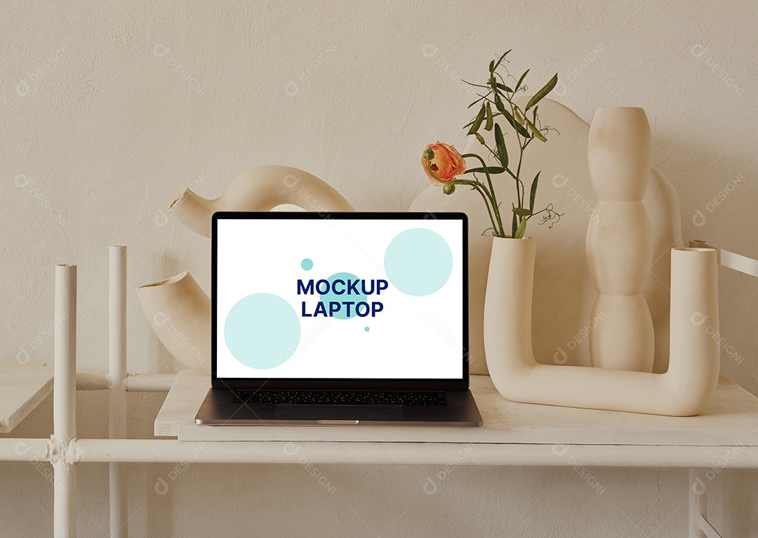Computador Mockup PSD Editável