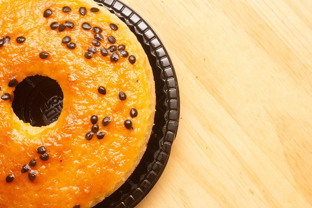 Alimento típico de festa junina em uma colorida
