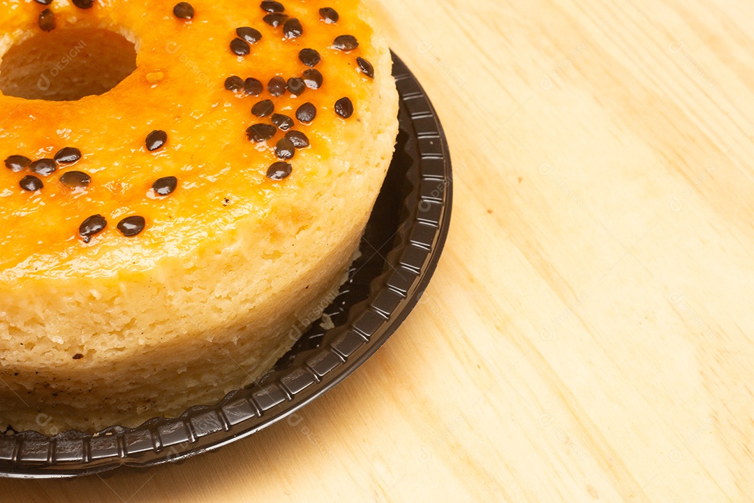 Alimento típico de festa junina em uma colorida