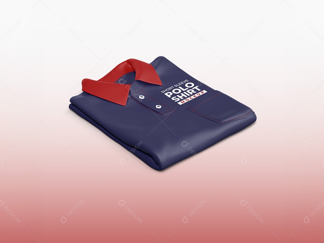 Camiseta Polo Mockup PSD Editável