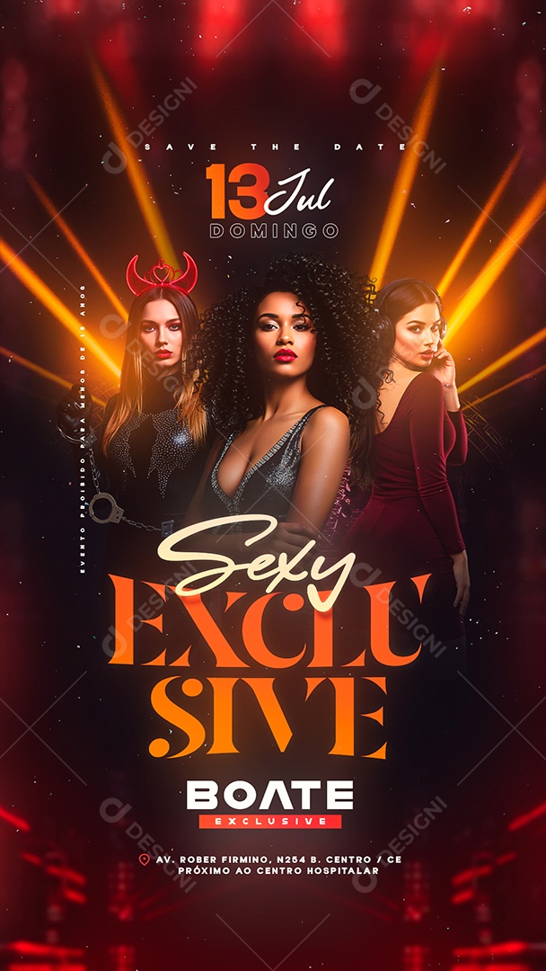 Story Flyer Sexy Exclusive Social Media PSD Editável