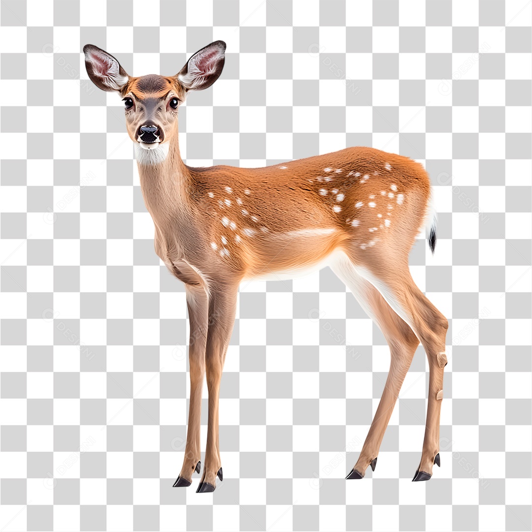 Filhote de Veado PNG Transparente