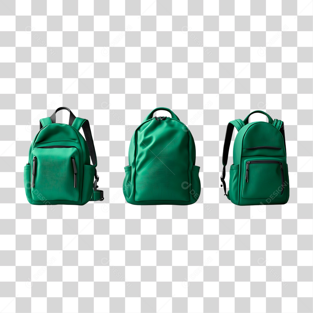 Mochilas Vermelha PNG Transparente
