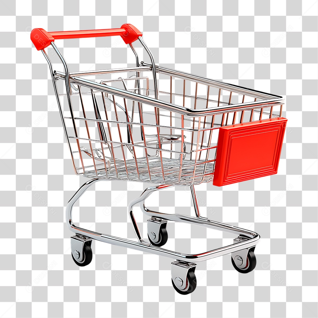 Carinho de Supermercados PNG Transparente