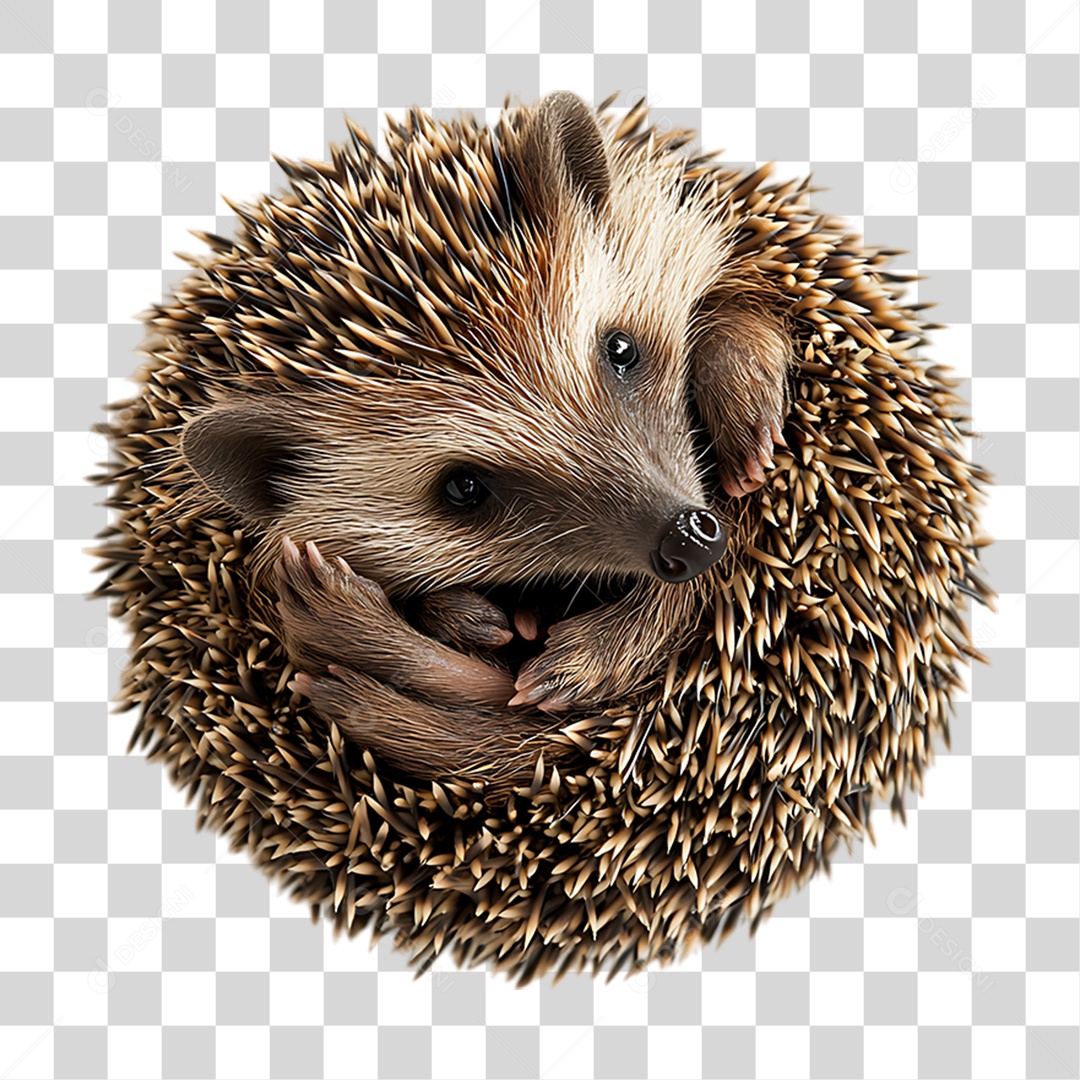 Ouriço Terrestre PNG Transparente