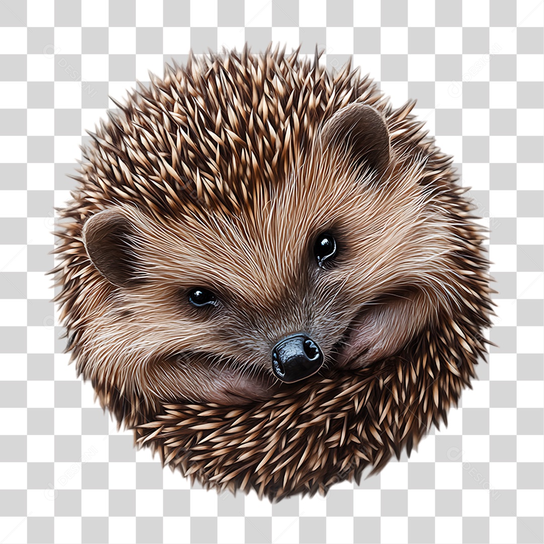 Ouriço Terrestre PNG Transparente