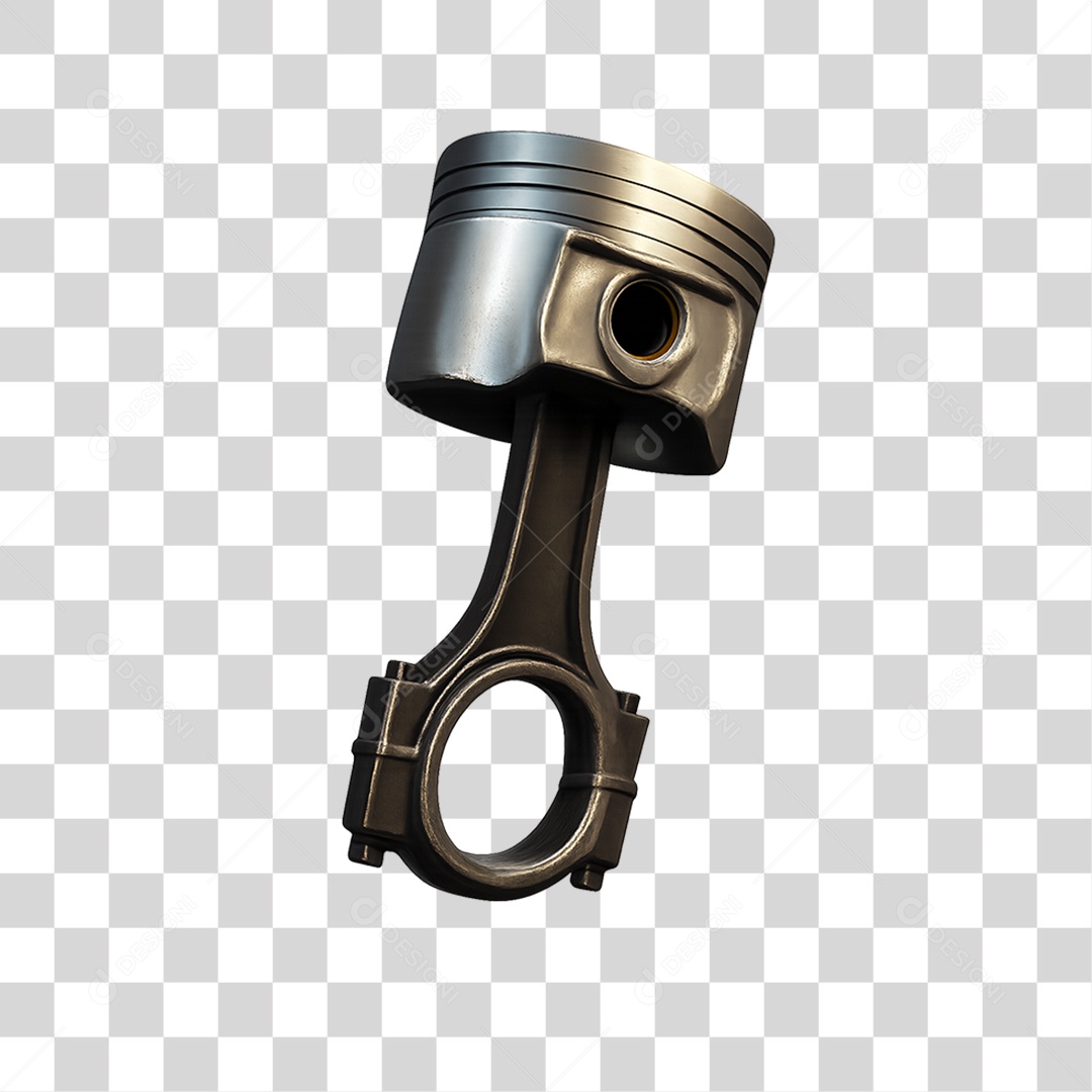 Pistão de Metal PNG Transparente