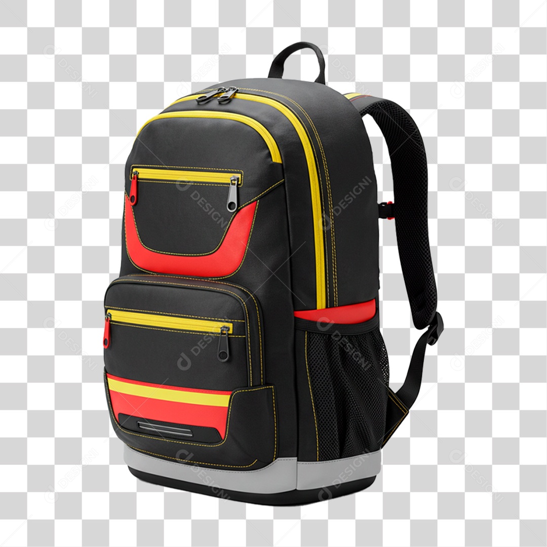 Mochila Escolar PNG Transparente