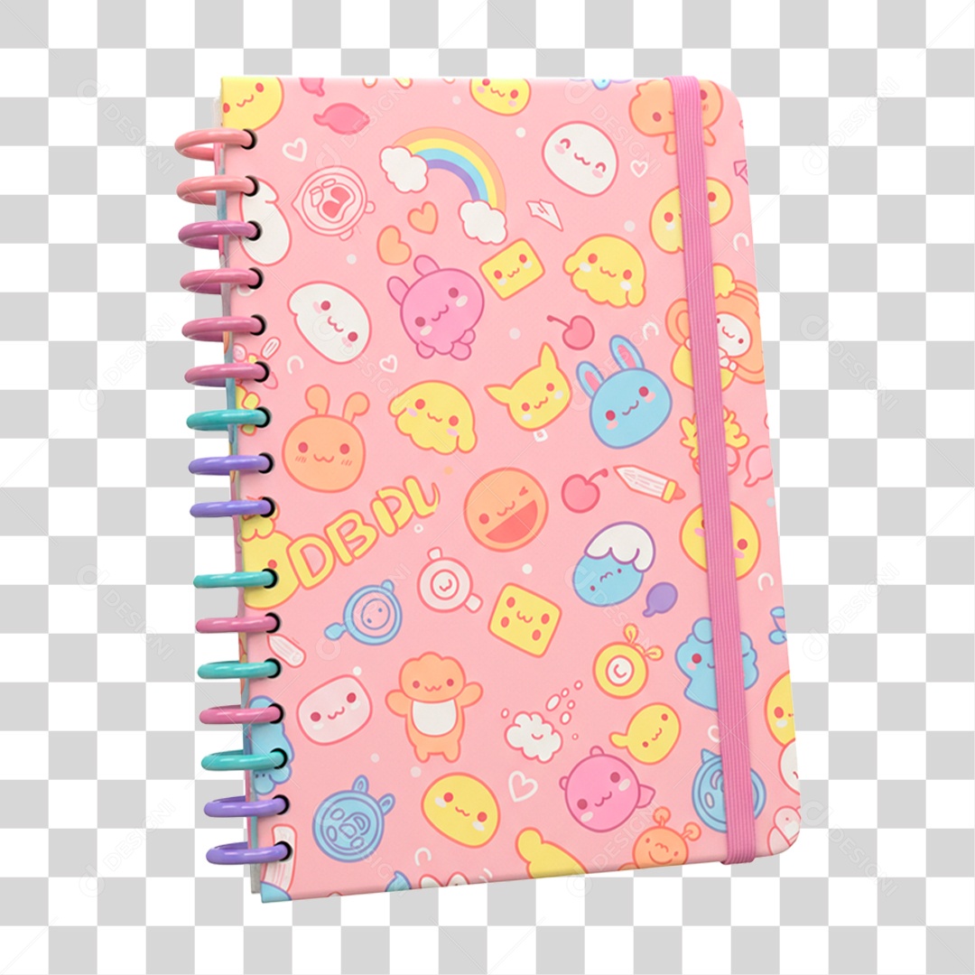 Caderno PNG Transparente