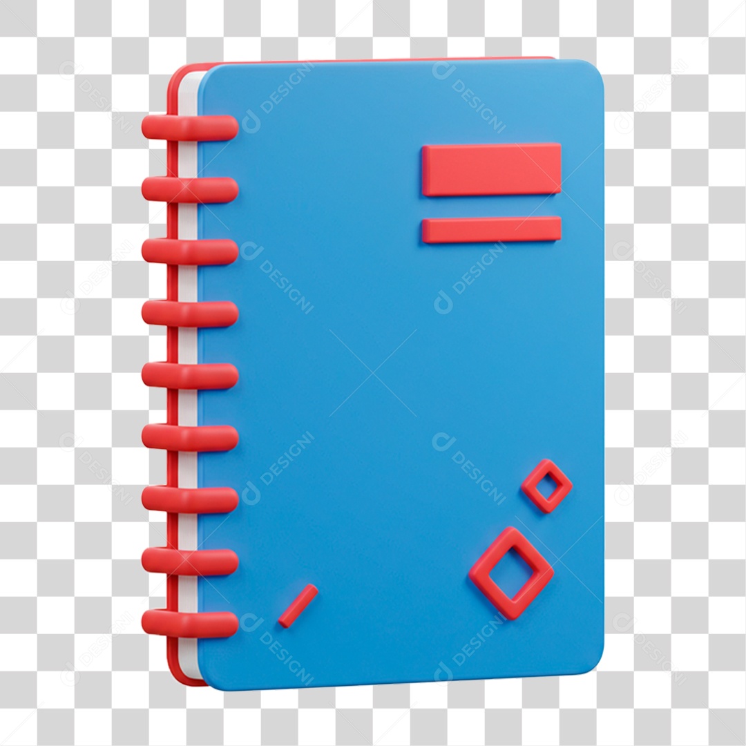 Caderno PNG Transparente