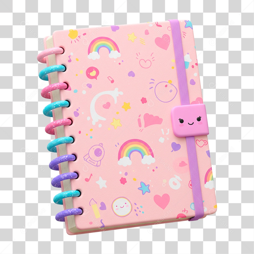 Caderno PNG Transparente