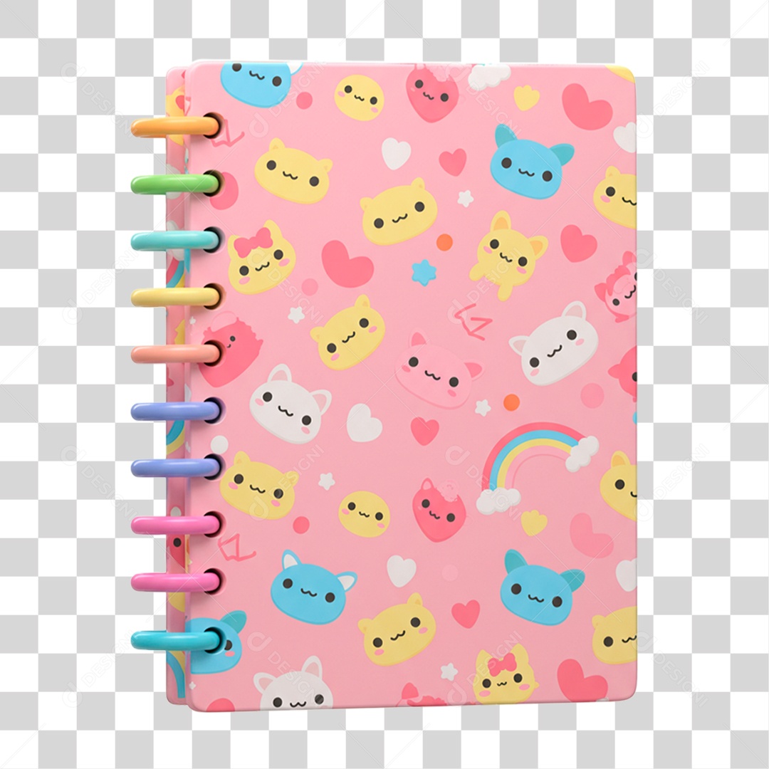 Caderno PNG Transparente