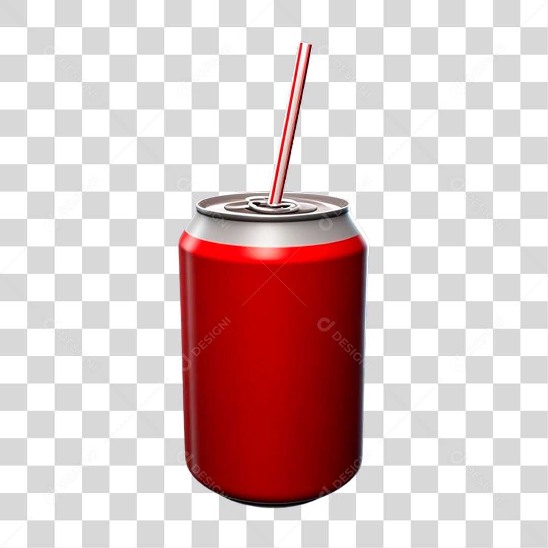 Lata de Refrigerante PNG Transparente