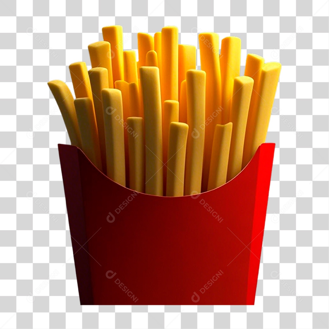 Batata Frita PNG Transparente