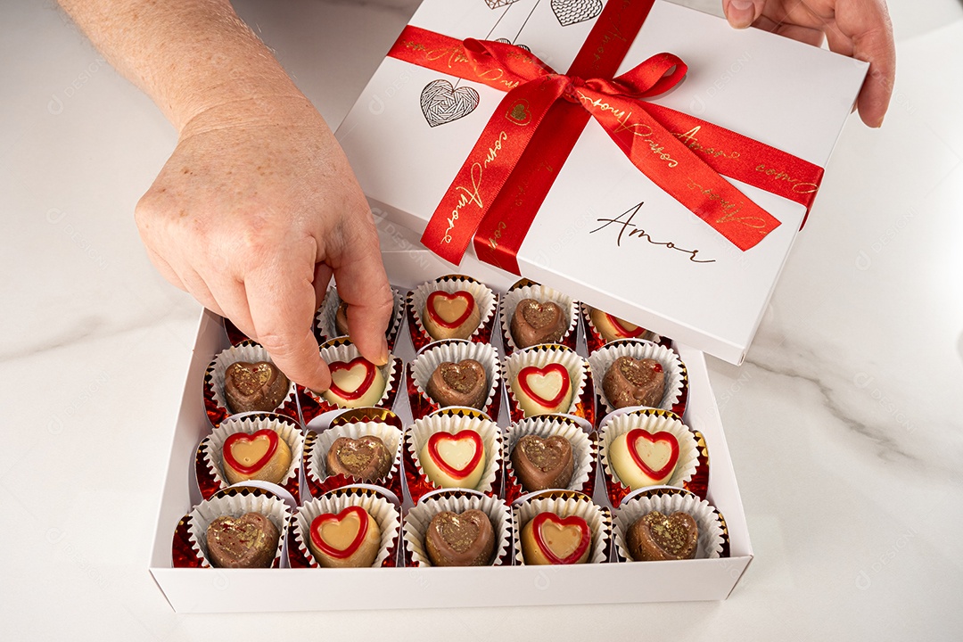 Caixa de chocolate sortidos