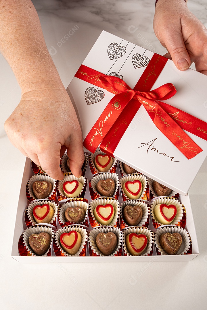 Caixa de chocolates sortidos