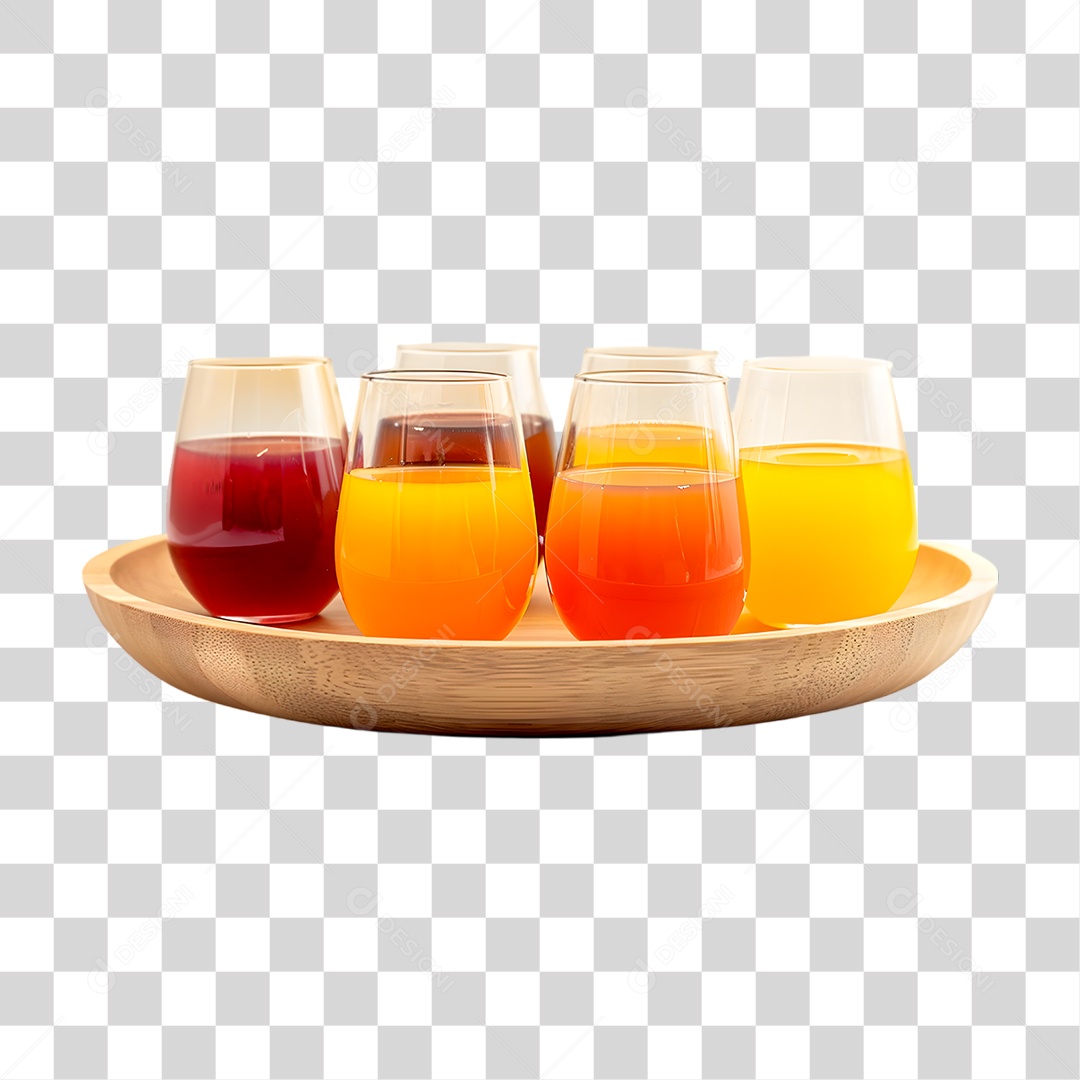 Copos de Drinks PNG Transparente