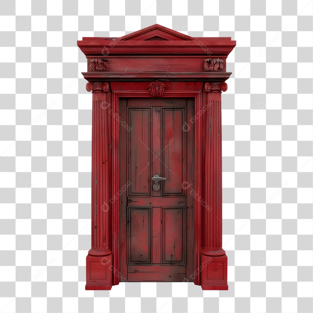 Porta de Madeira PNG Transparente