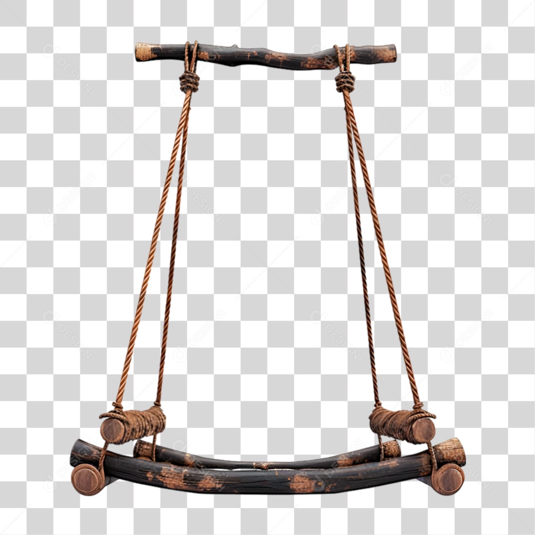 Balanço de Madeira PNG Transparente