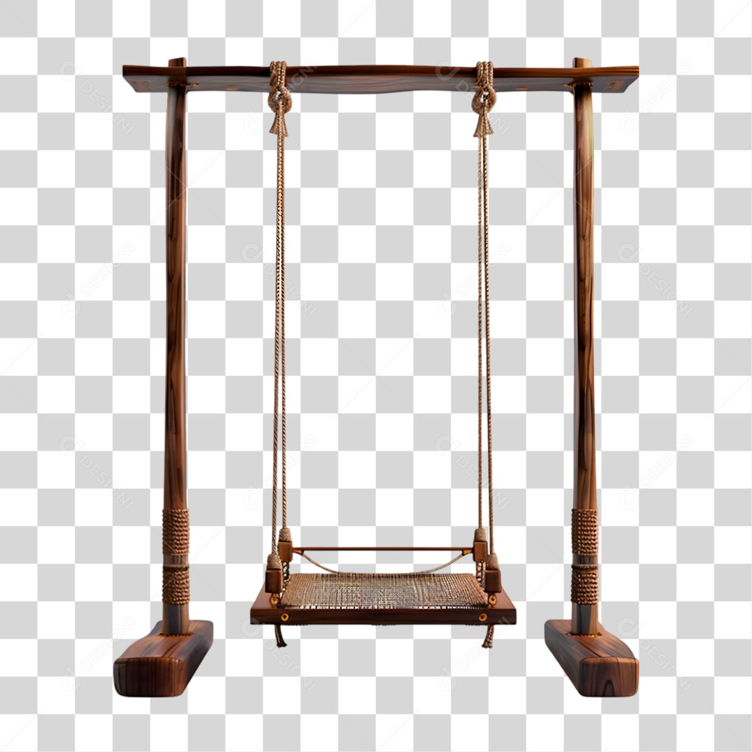 Balanço de Madeira PNG Transparente