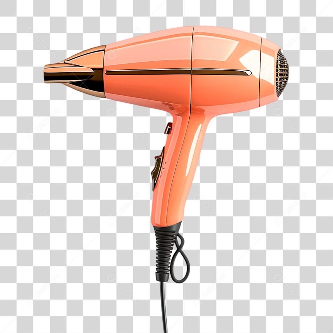 Secador de Cabelo PNG Transparente