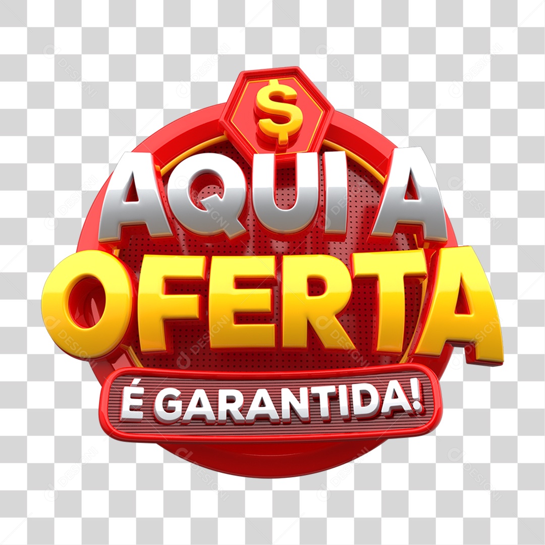 Aqui a Oferta é Garantida PNG Transparente