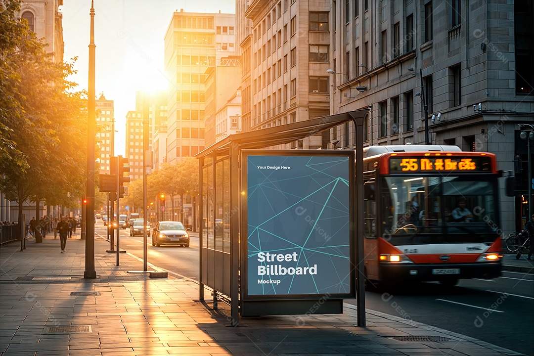 Mockup Anúncio Publicitário PSD Editável