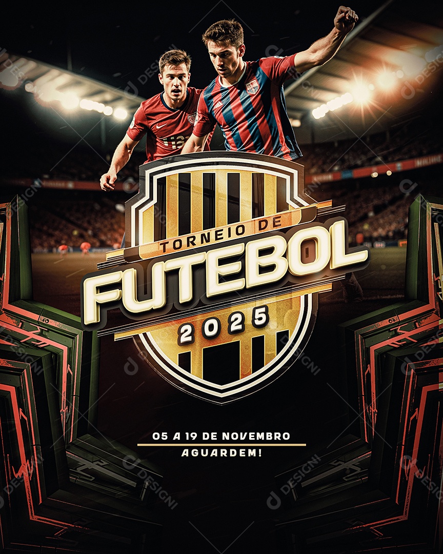 Torneio de Futebol 2029 Social Media PSD Editável