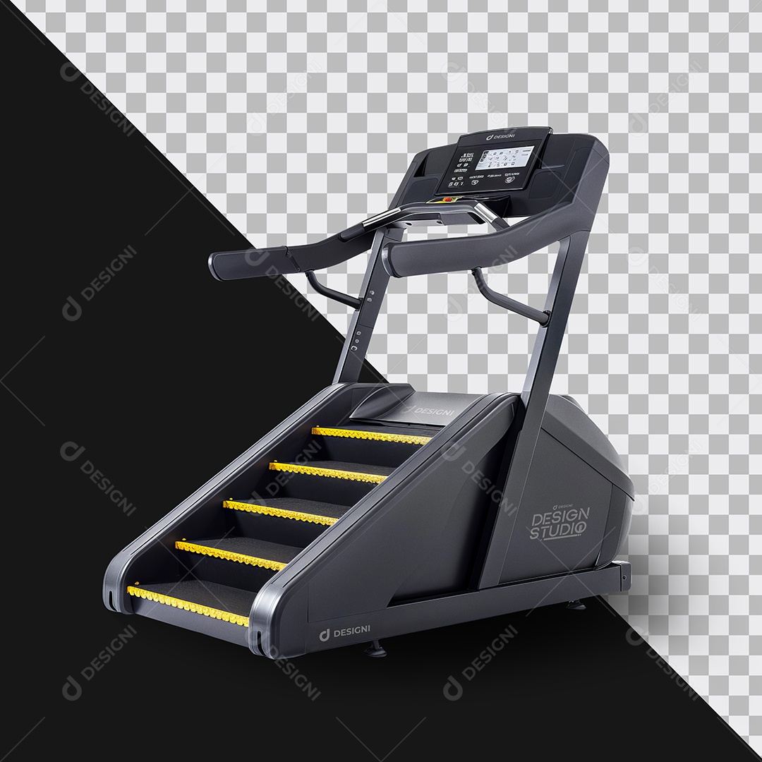 Mockup Aparelho de Academia Simulador de Escada PSD Editável