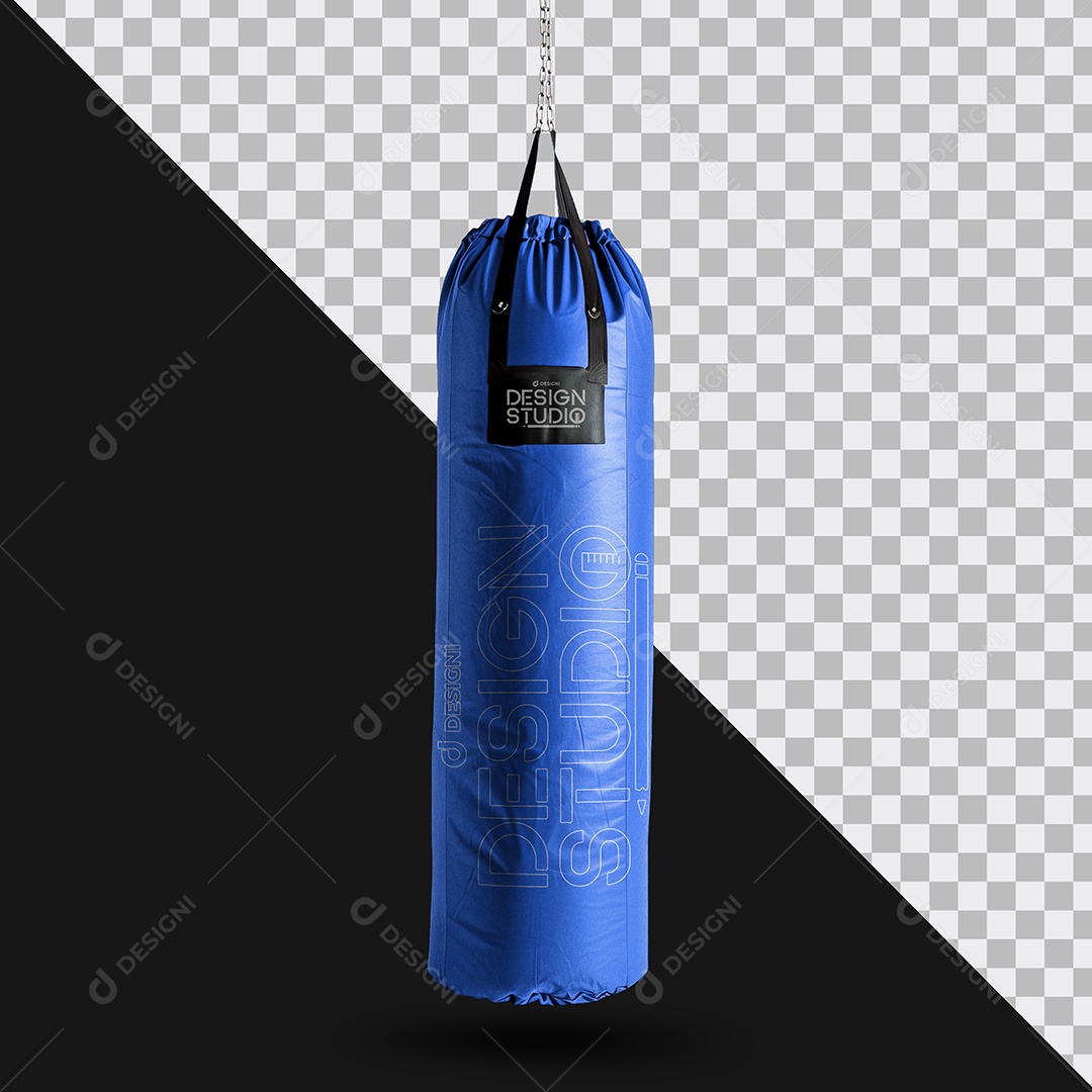 Mockup Saco de Pancadas de Boxe PSD Editável