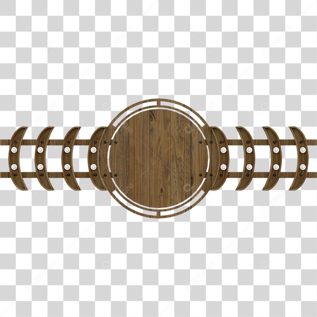 Painel de Madeira PNG Transparente