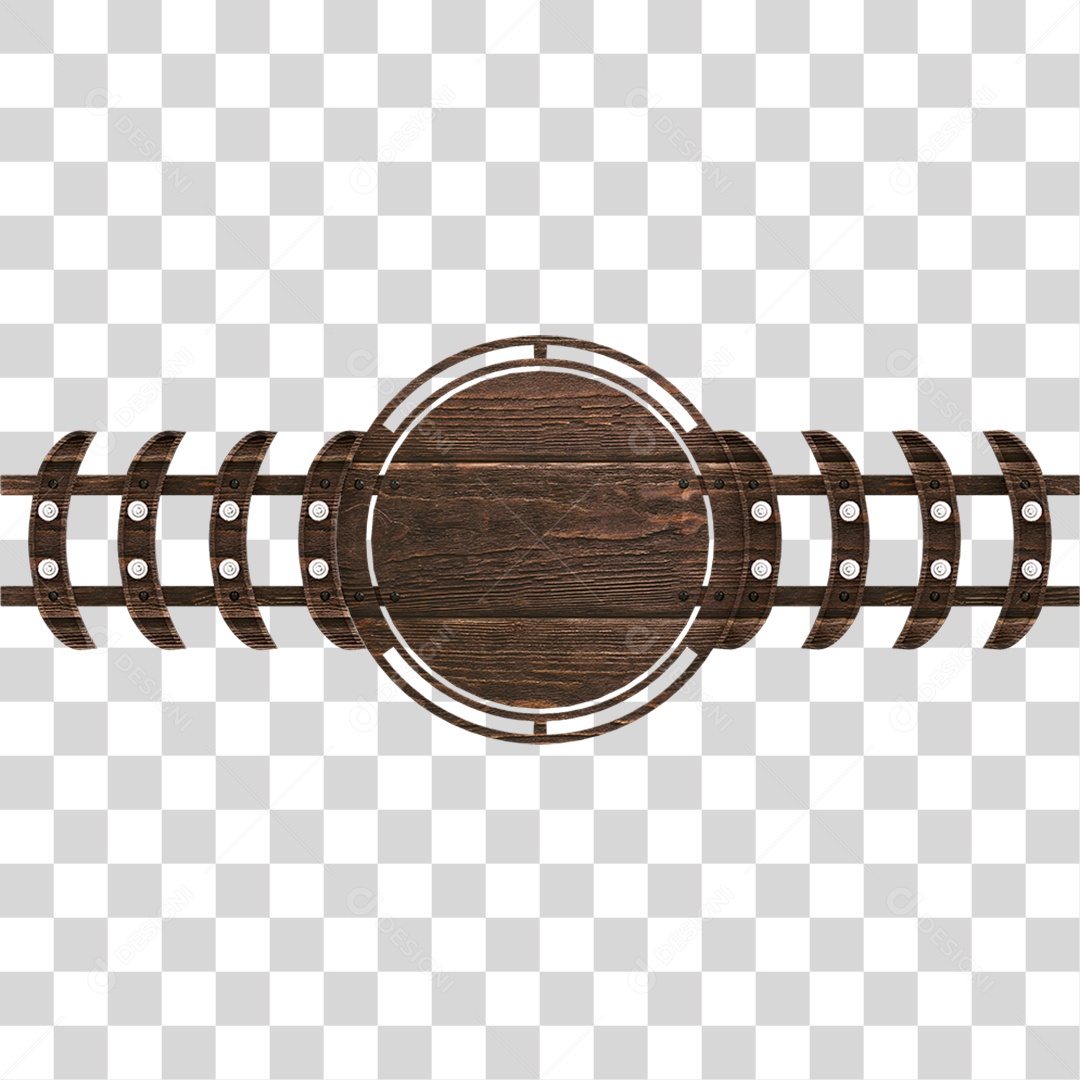 Painel de Madeira PNG Transparente