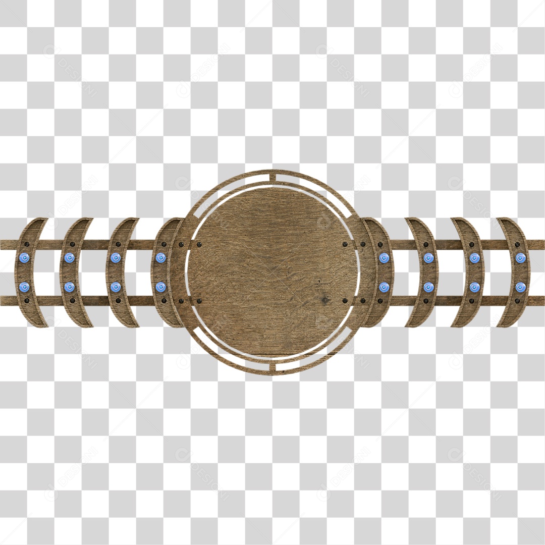 Painel de Madeira PNG Transparente