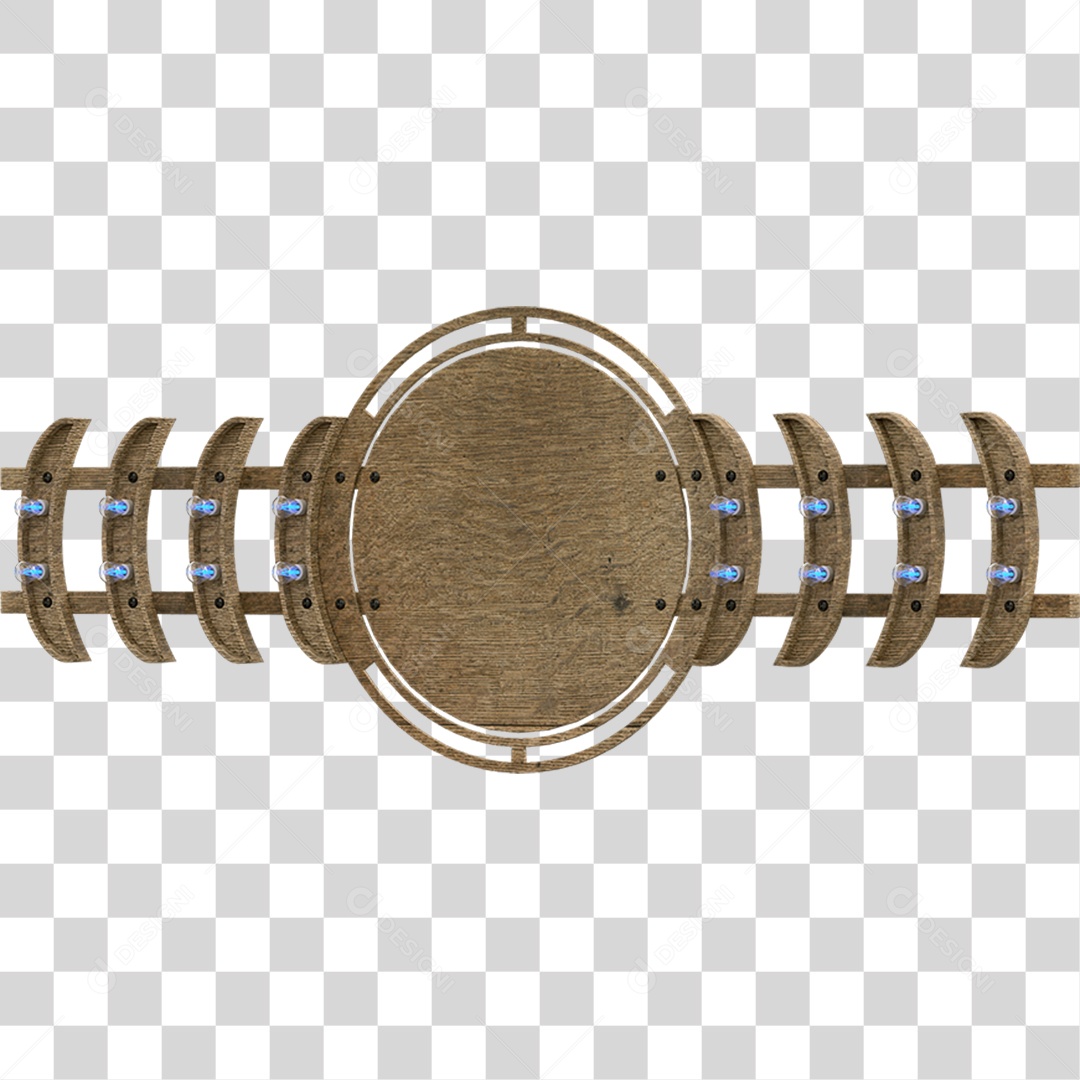 Painel de Madeira PNG Transparente