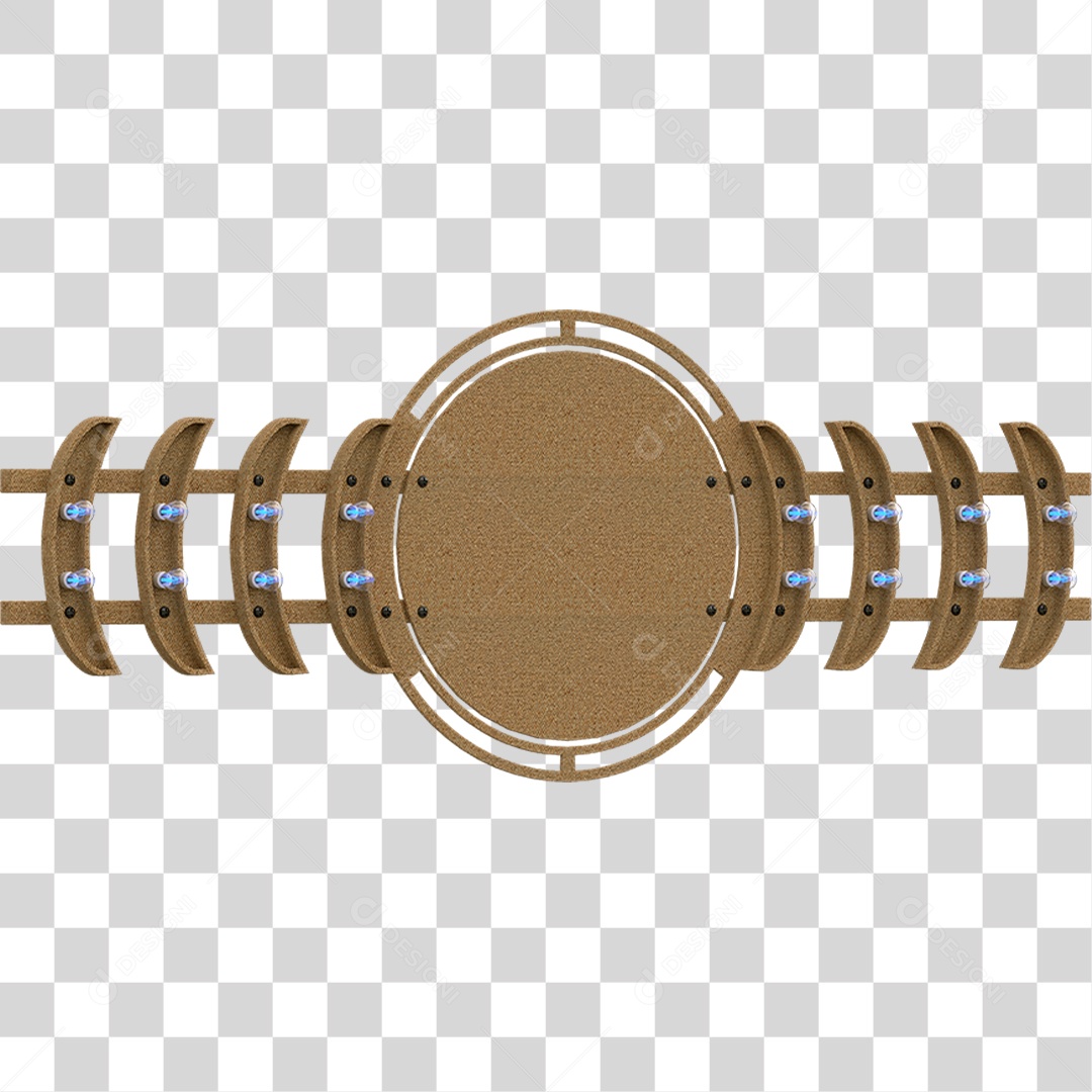 Painel de Madeira PNG Transparente