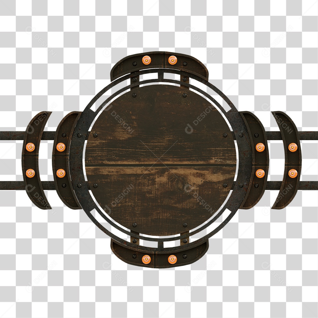 Painel de Madeira PNG Transparente