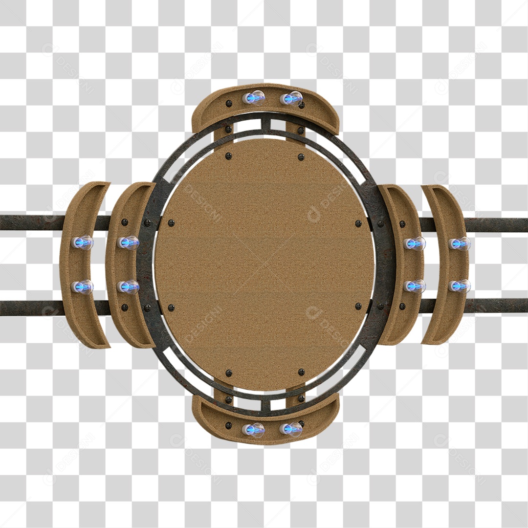 Painel de Madeira PNG Transparente