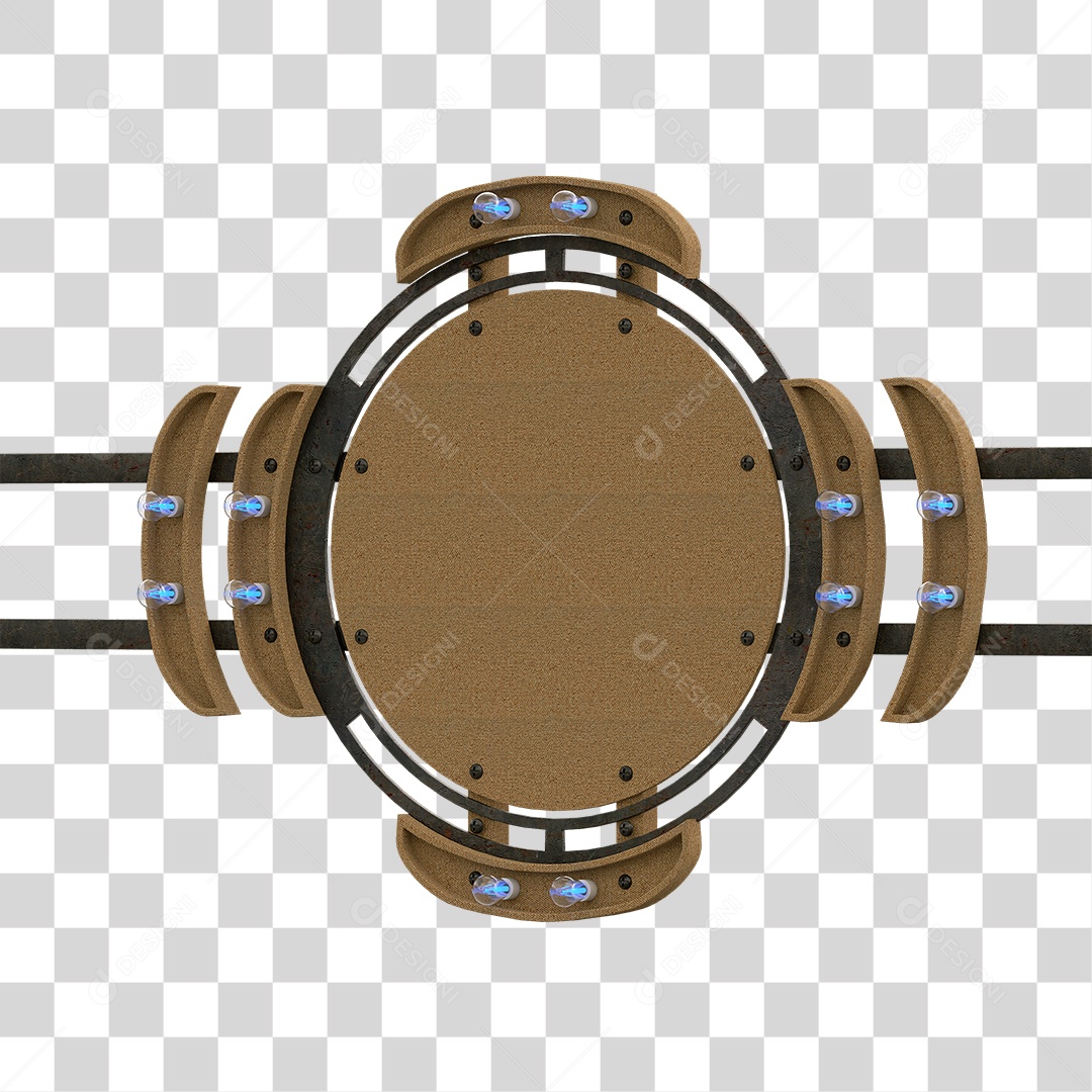 Painel de Madeira PNG Transparente