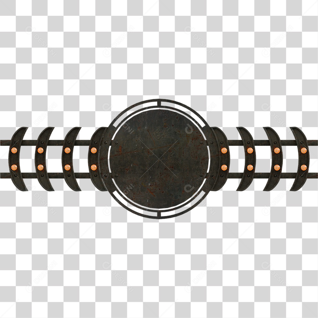 Painel de Metal PNG Transparente