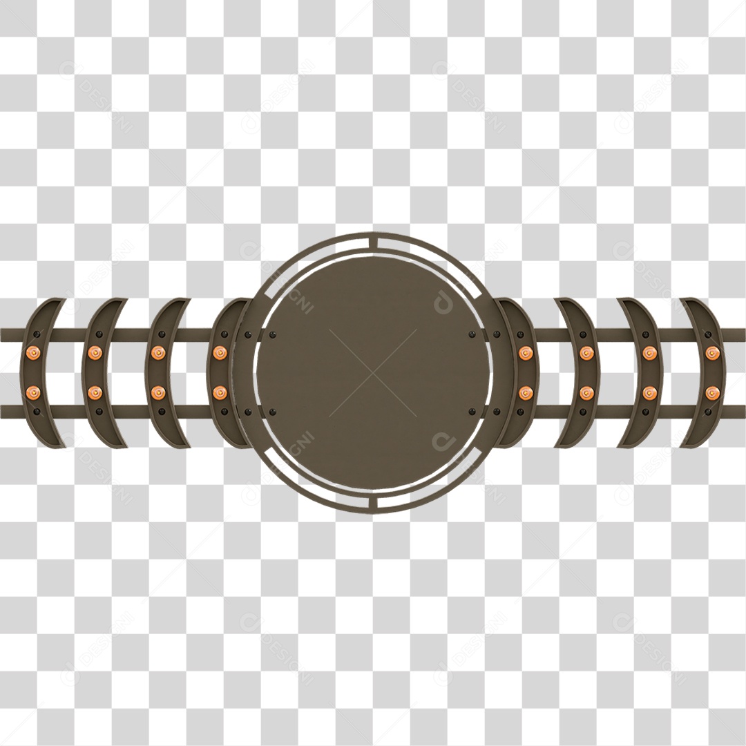 Painel de Metal PNG Transparente