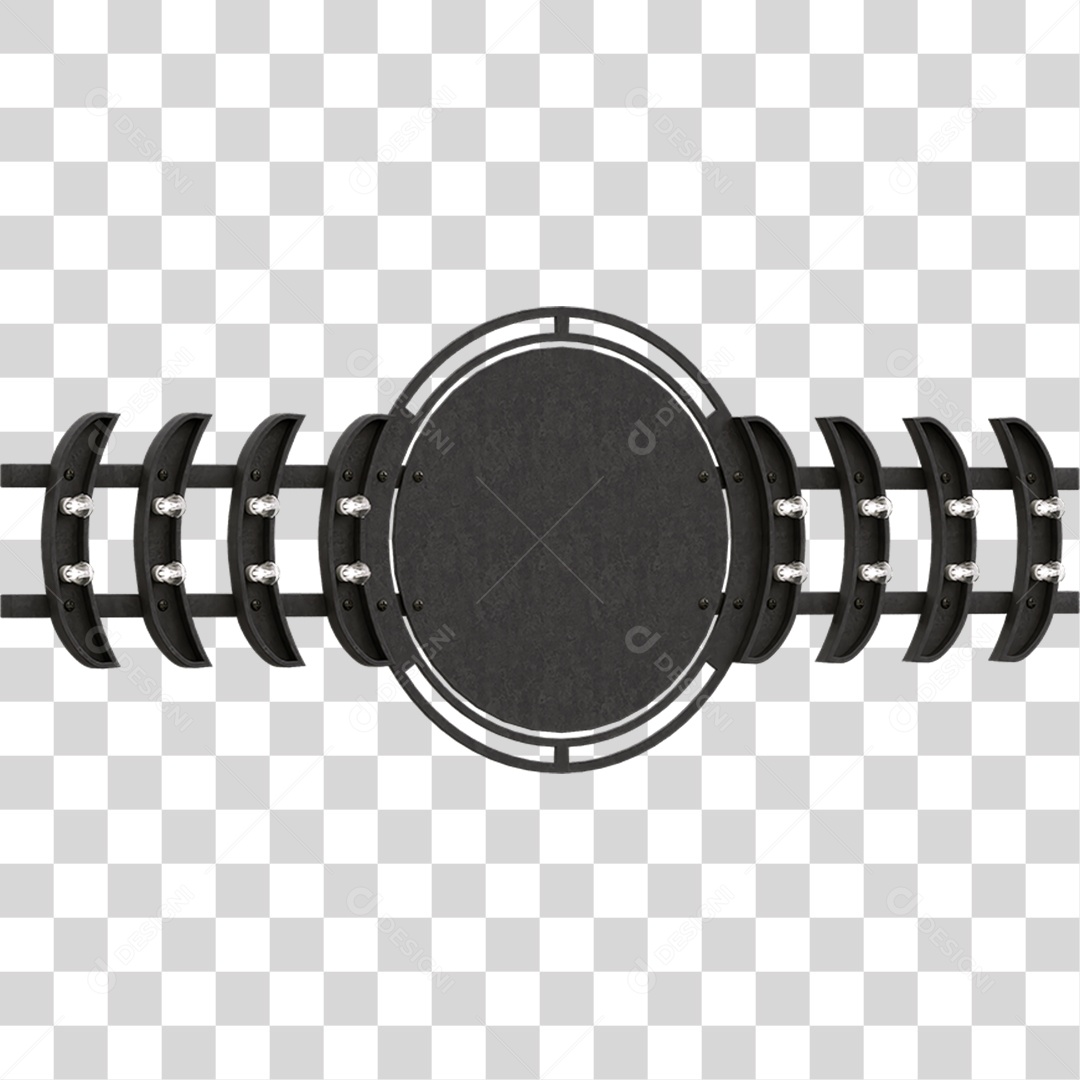 Painel de Metal PNG Transparente